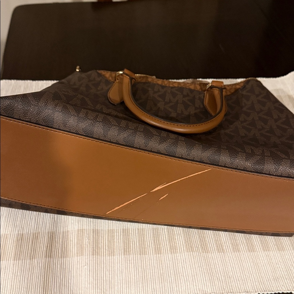 Michael Kors Brown and Tan Satchel - Picture 7 of 7